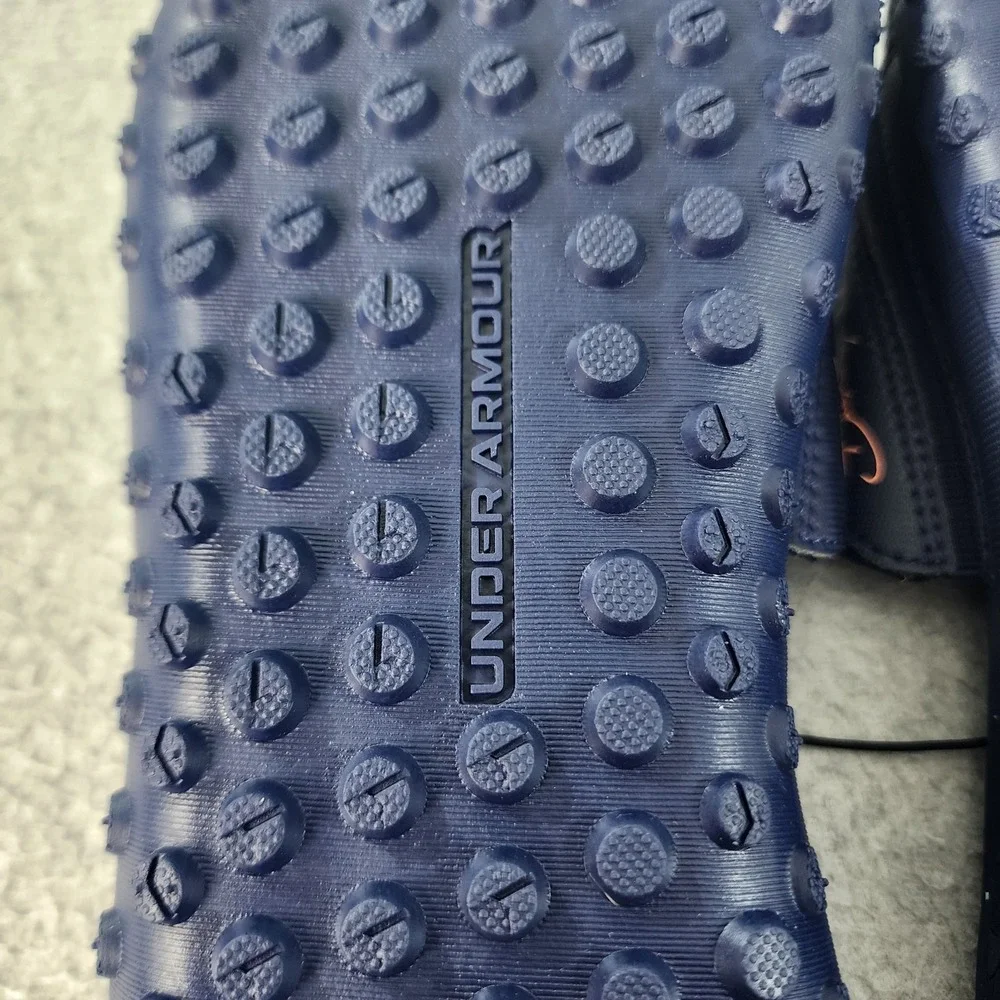 Under Armour Project‎ Rock 3 Slides Unisex Adult M7 W8.5 Blue Slip-On Sandal